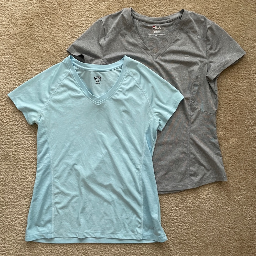 2-Pack Athletic Short Sleeved Shirts